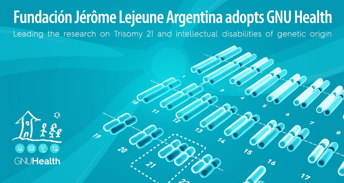 Lejeune Foundation Argentina adopts GNU Health